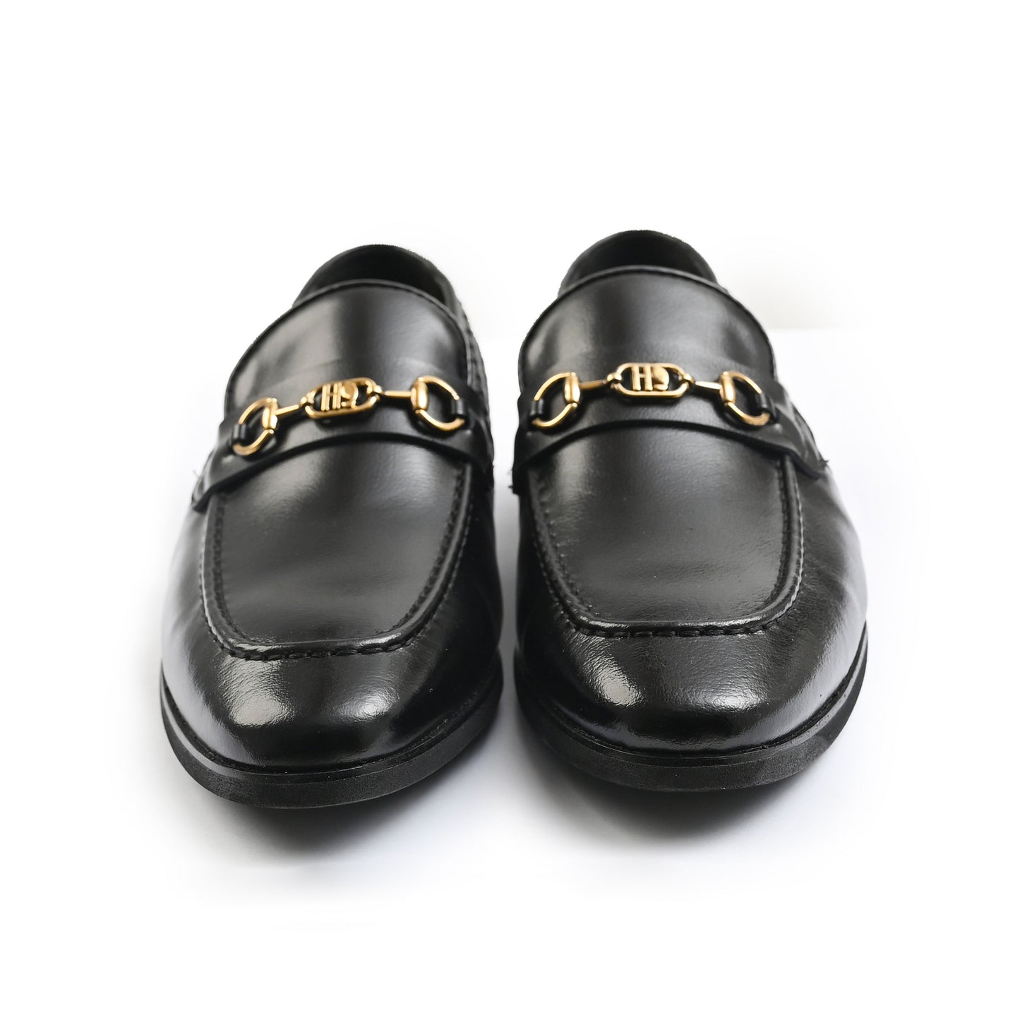 BLACK MILT TEXTURED SHOES
