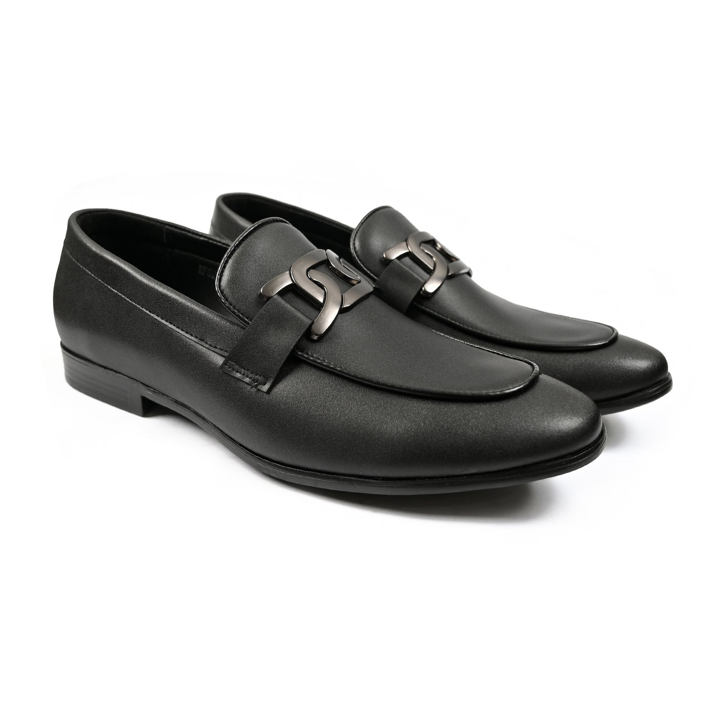 BLACK BIT LOAFER SHOES