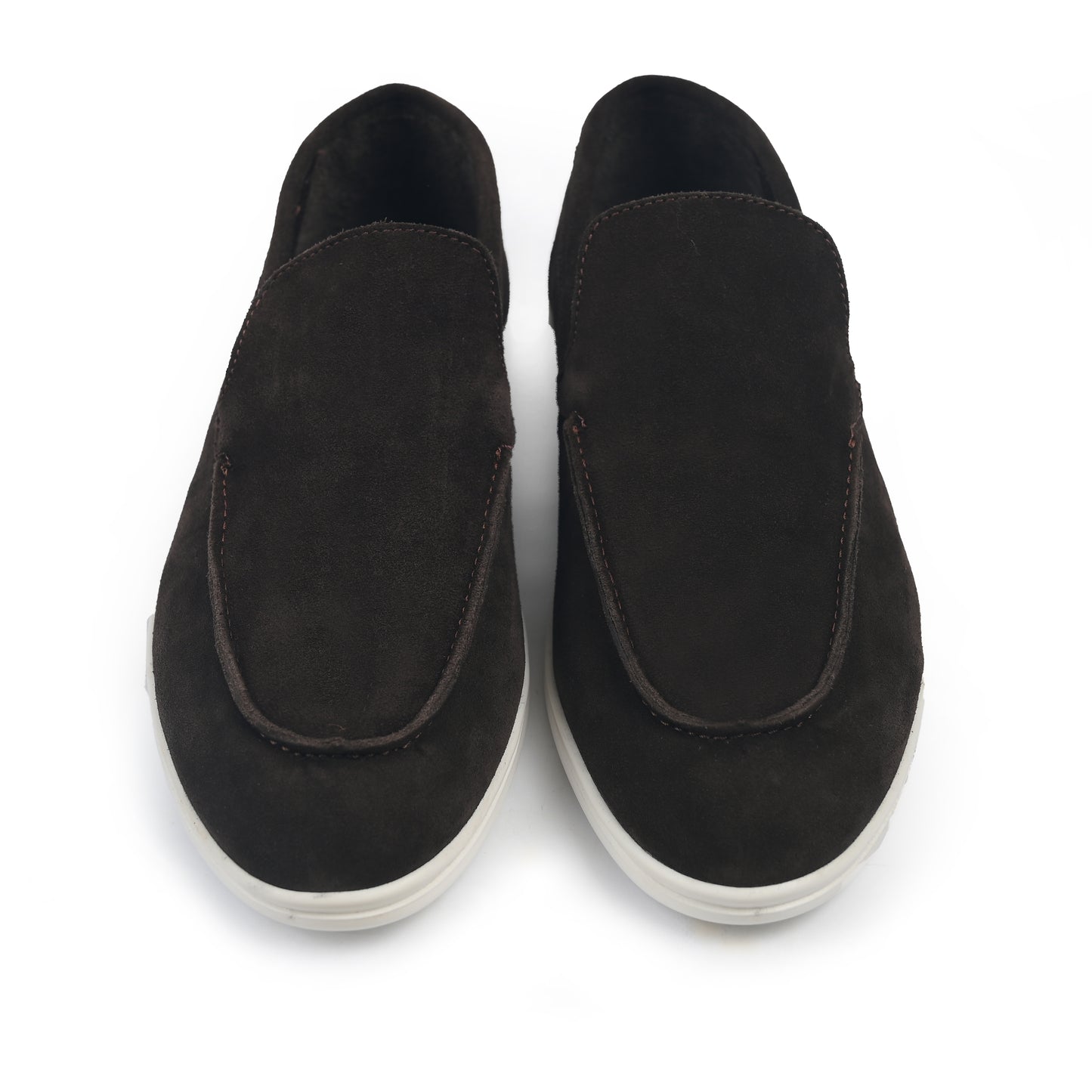 BROWN SUEDE OLD MONEY SHOES