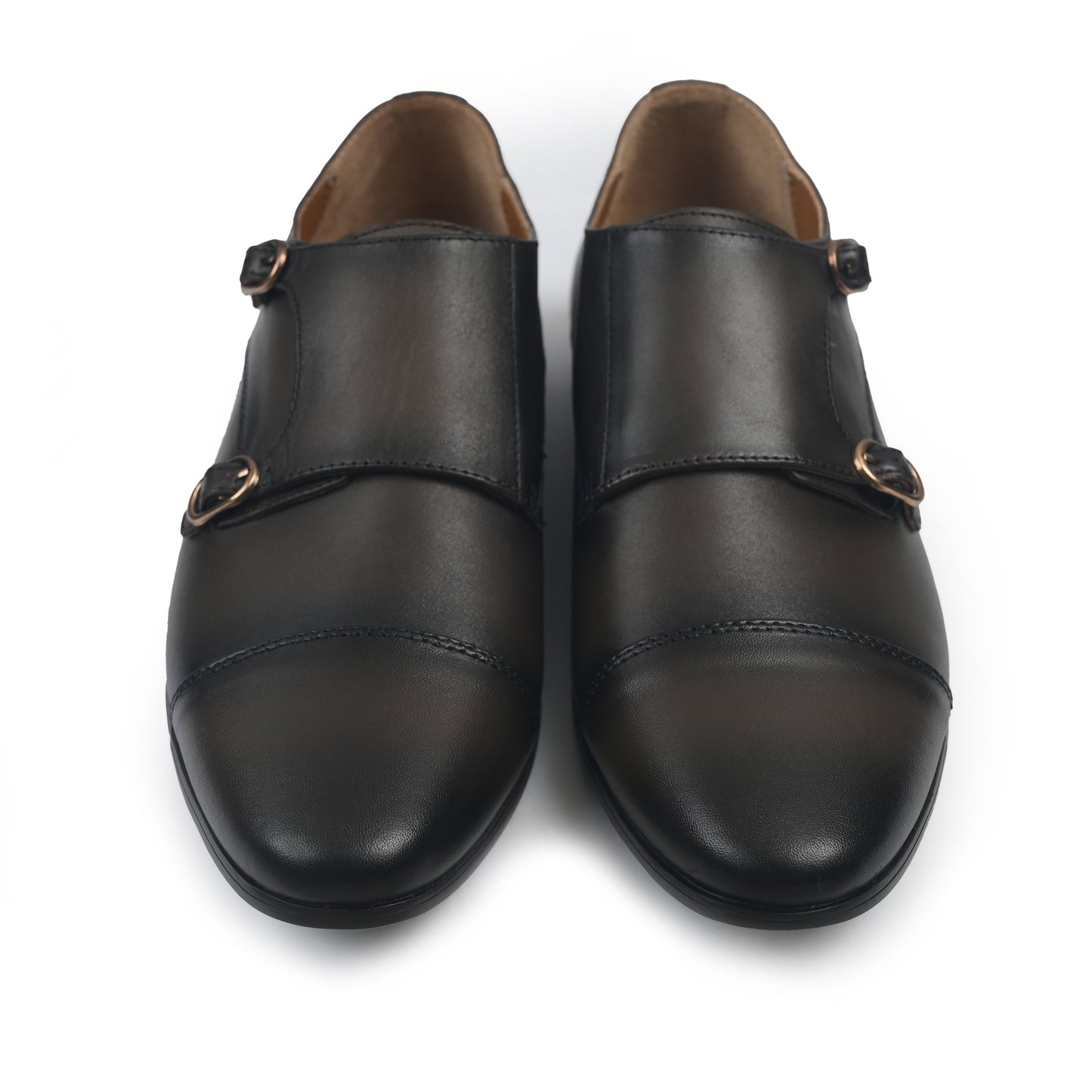 DOUBLE MONK LEATHER SHOE