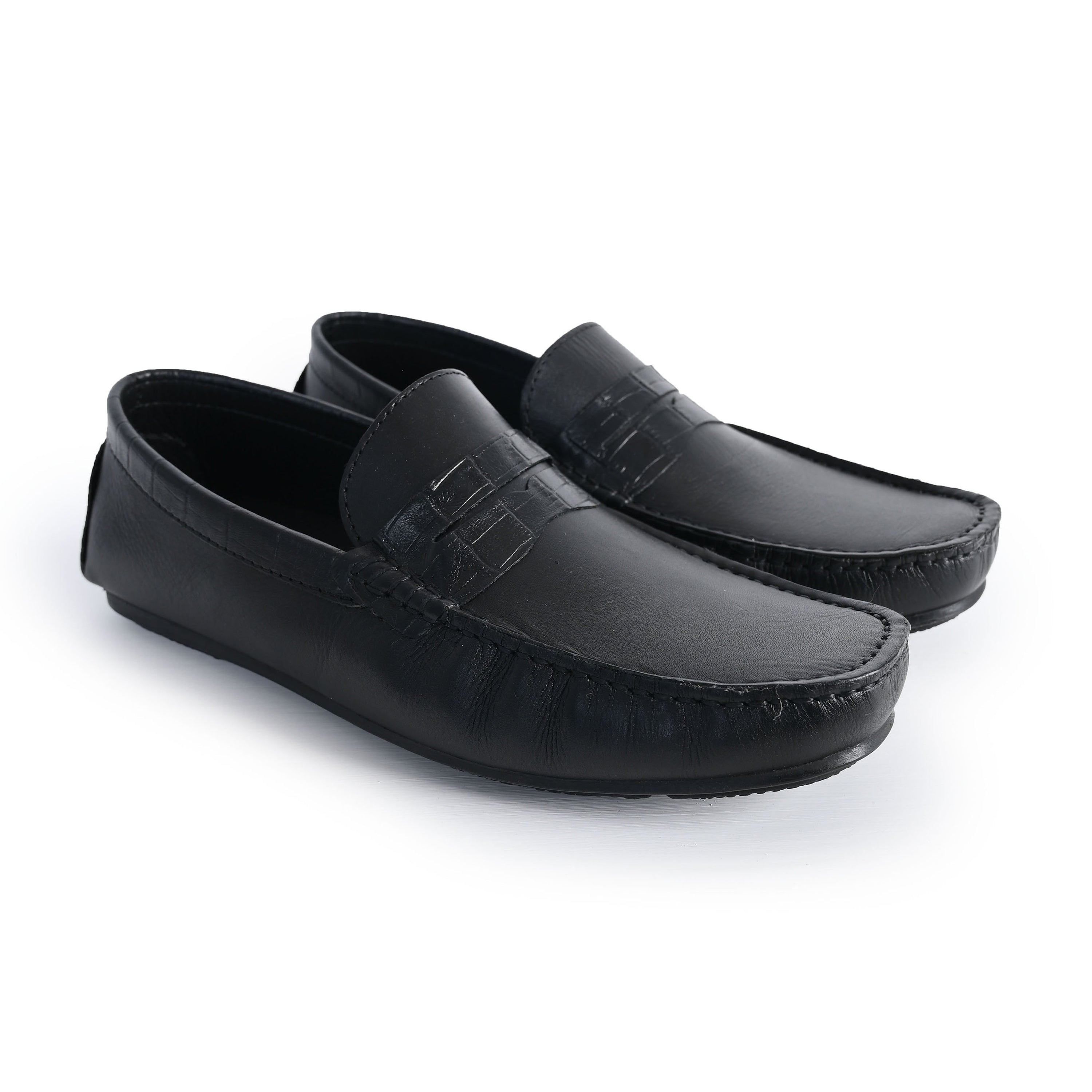 BLACK SOFT LEATHER COMFORT LOAFER