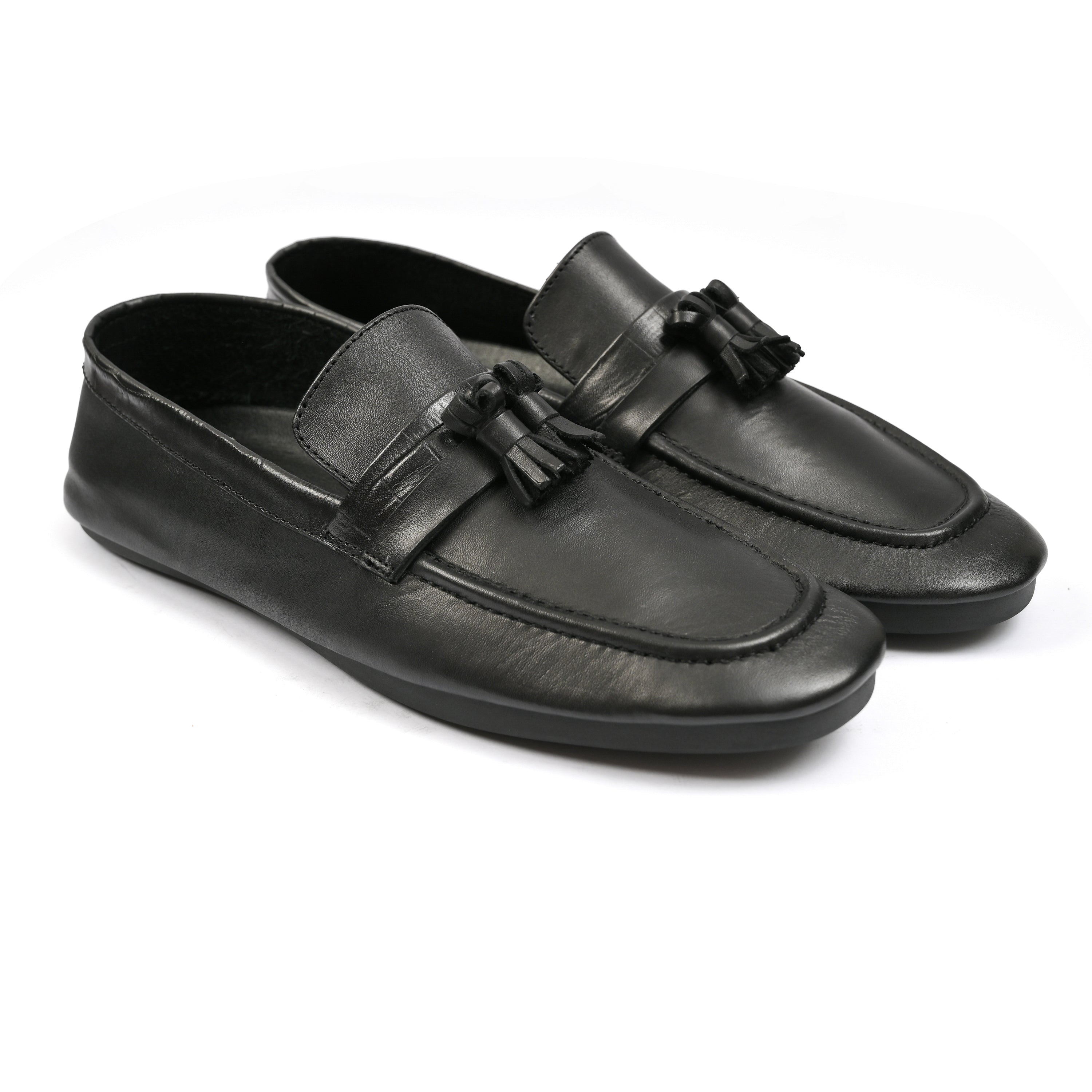 real leather moccasins