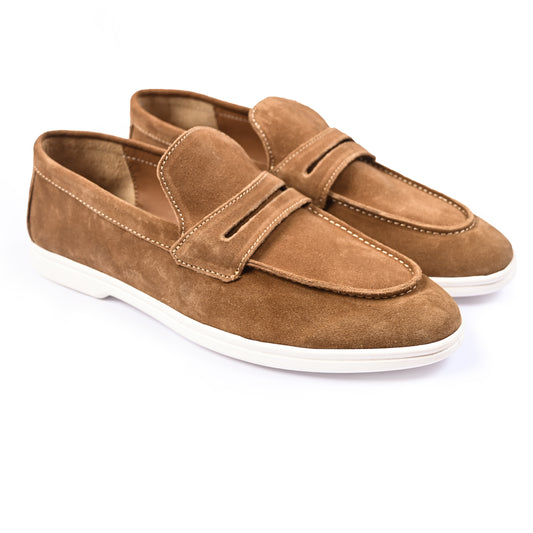 SUEDE LEATHER OLD MONEY SHOES