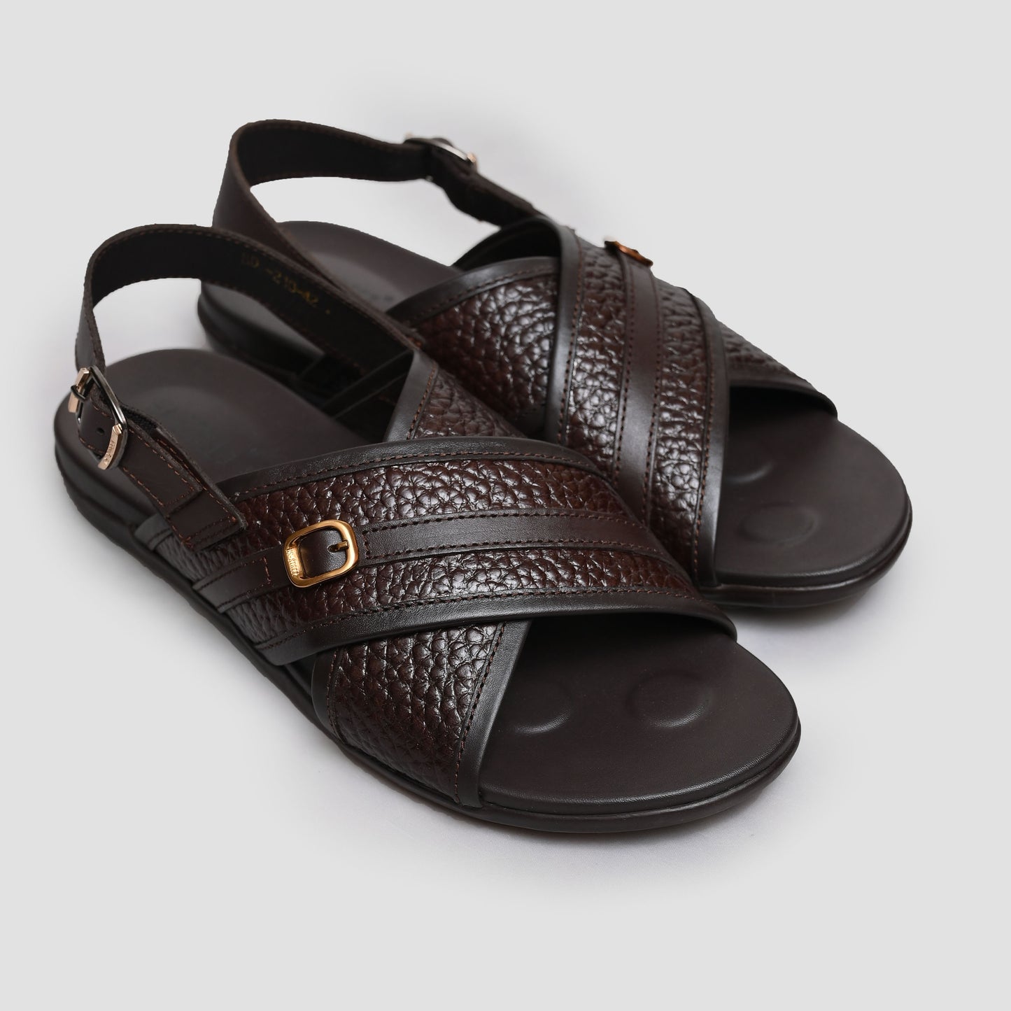 casual leather sandals