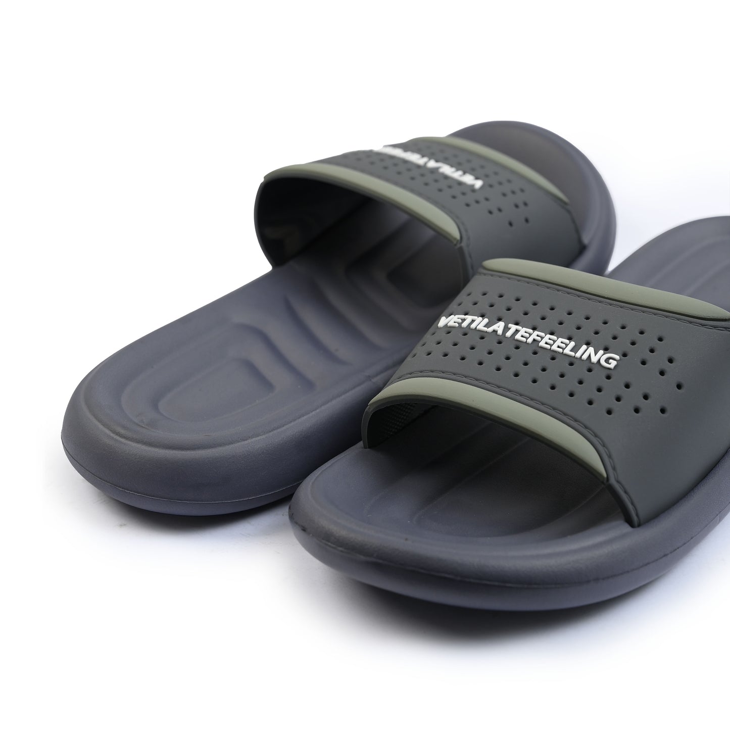 black flip flop sandals