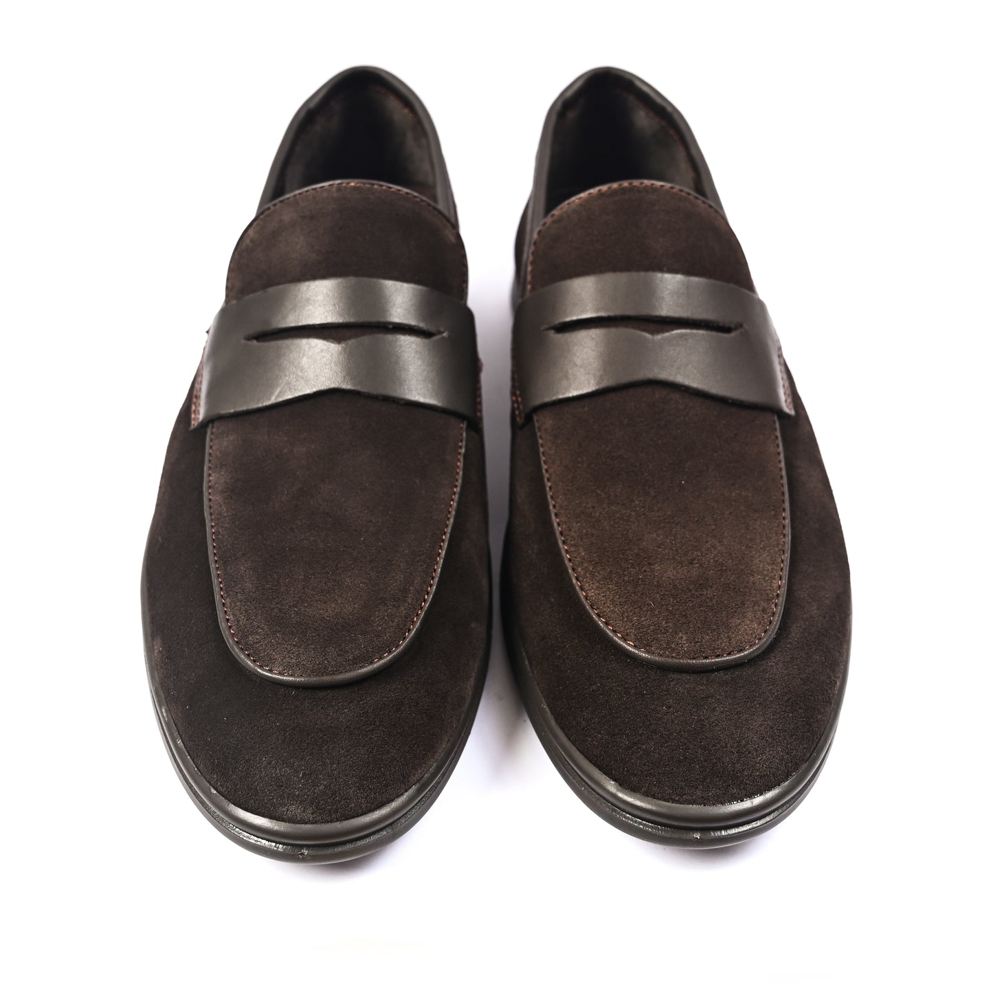 BROWN SUEDE LEATHER LOAFERS