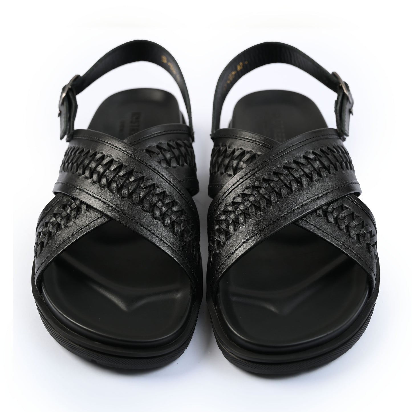 black dress sandals