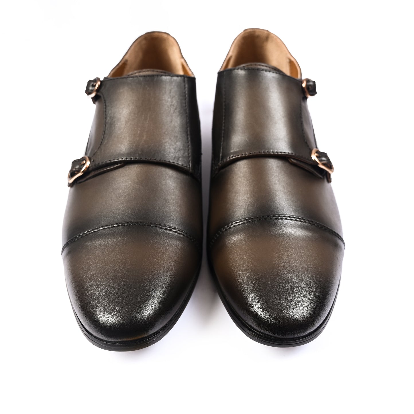 DOUBLE MONK LEATHER SHOE