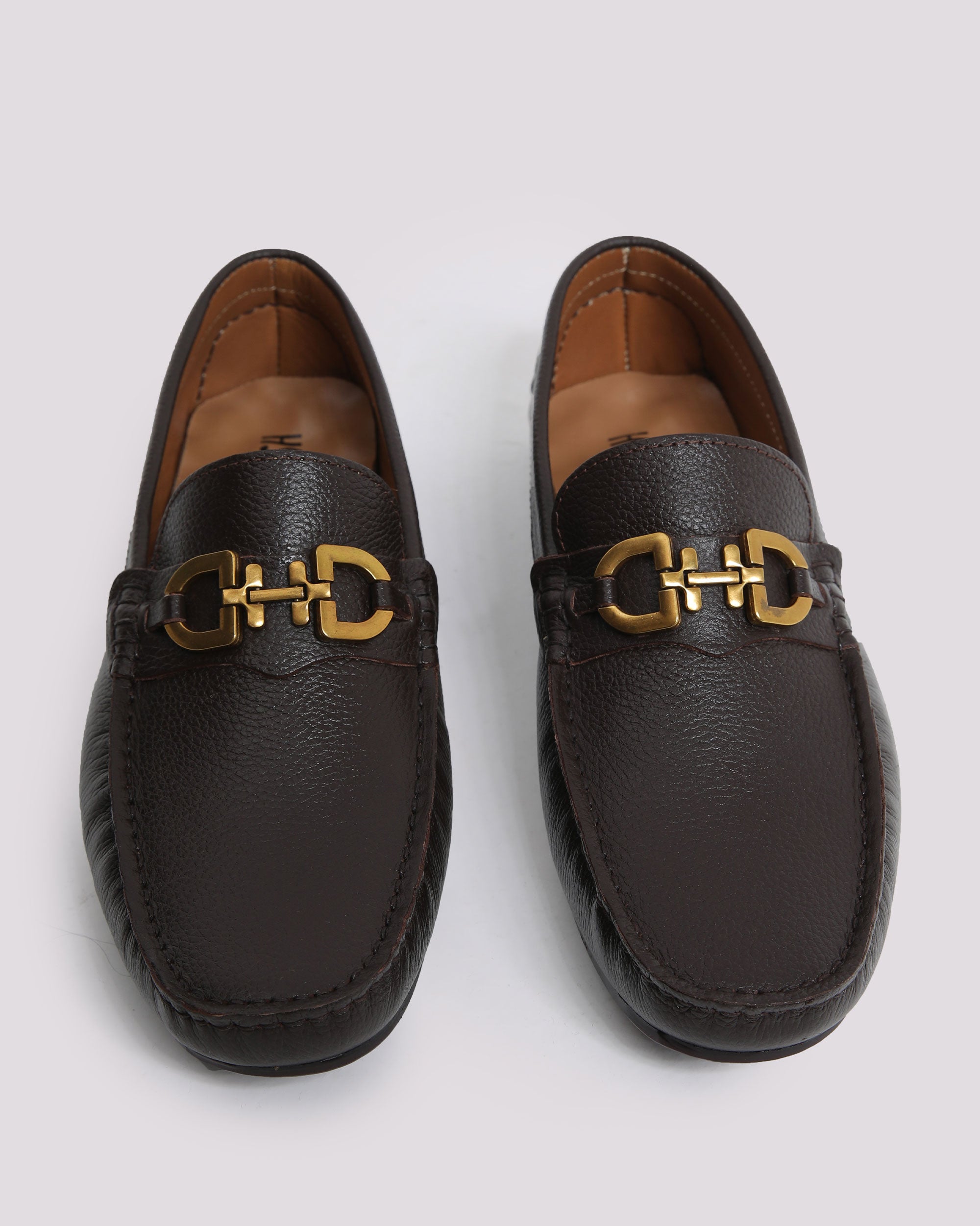 casual leather moccasins