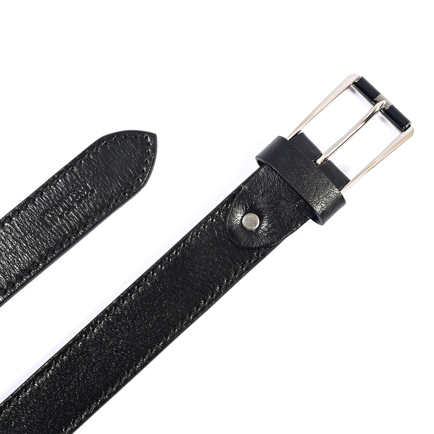 BLACK COW LEATHER BELT