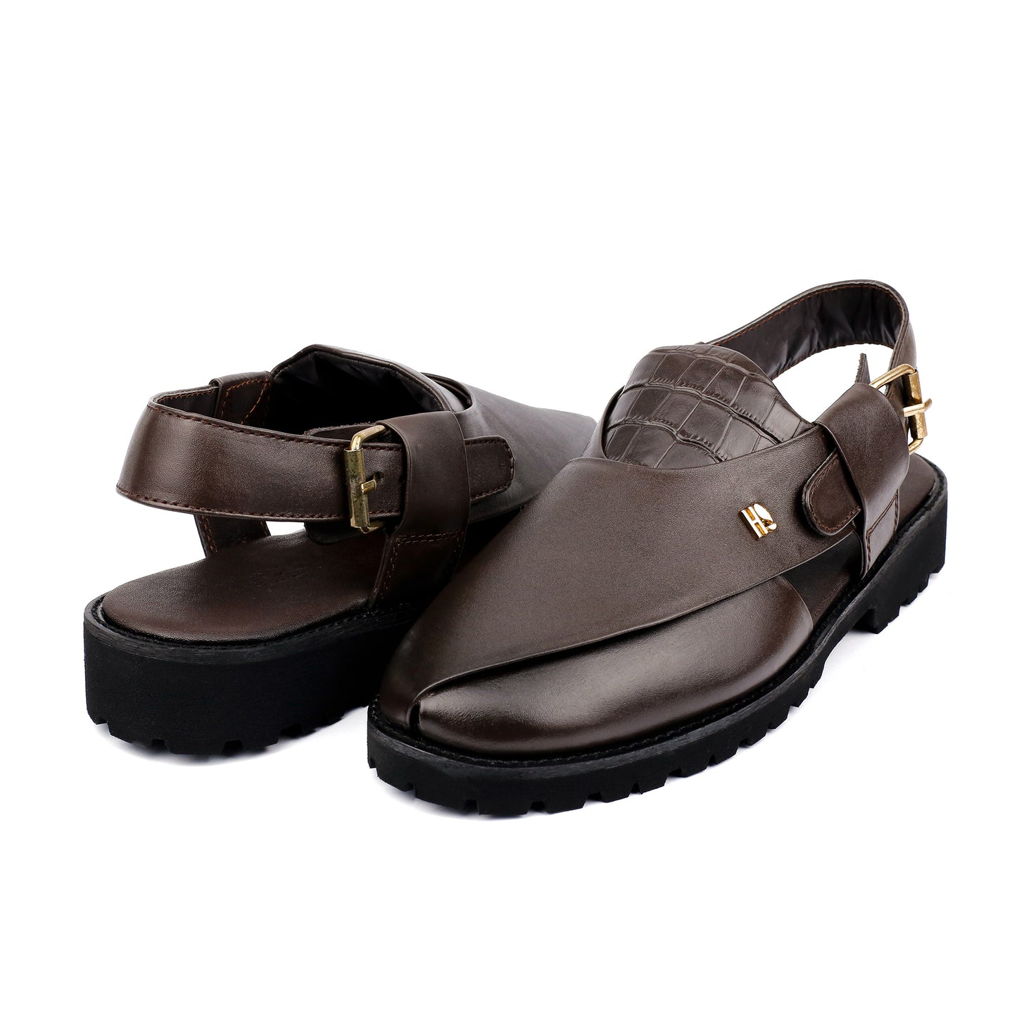 SPLIT LEATHER COMFORT SANDAL
