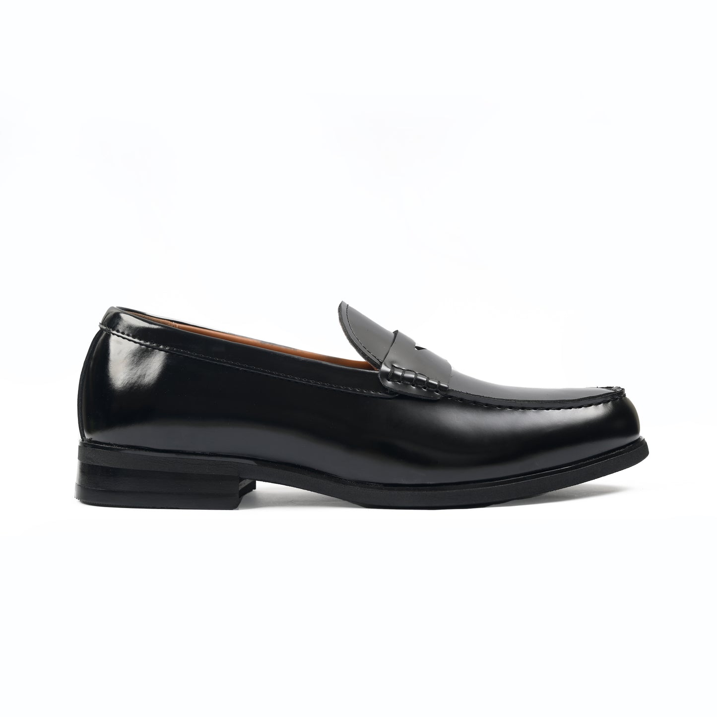BLACK PATEND LEATHER LOAFER