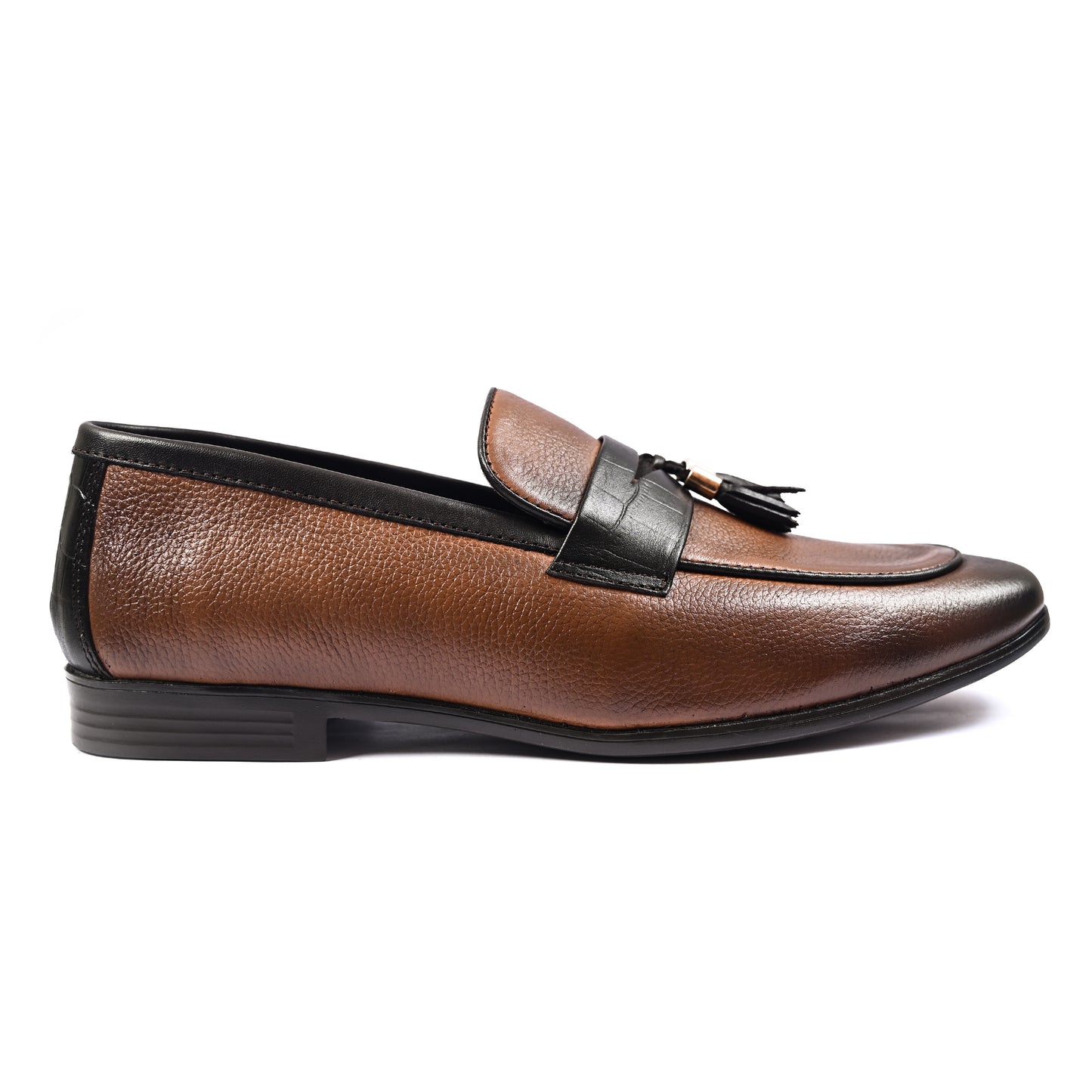 MUSTARD MILD LEATHER SLIP ONS