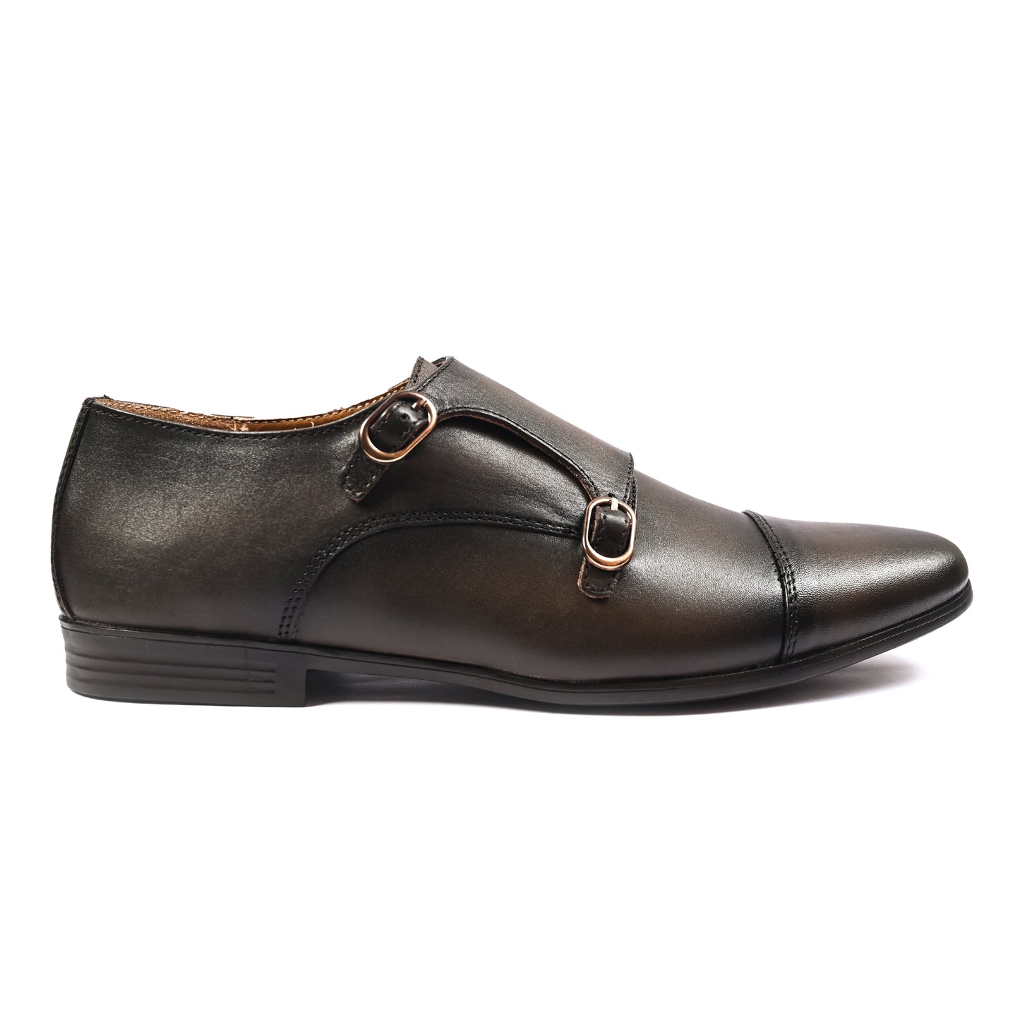 DOUBLE MONK LEATHER SHOE