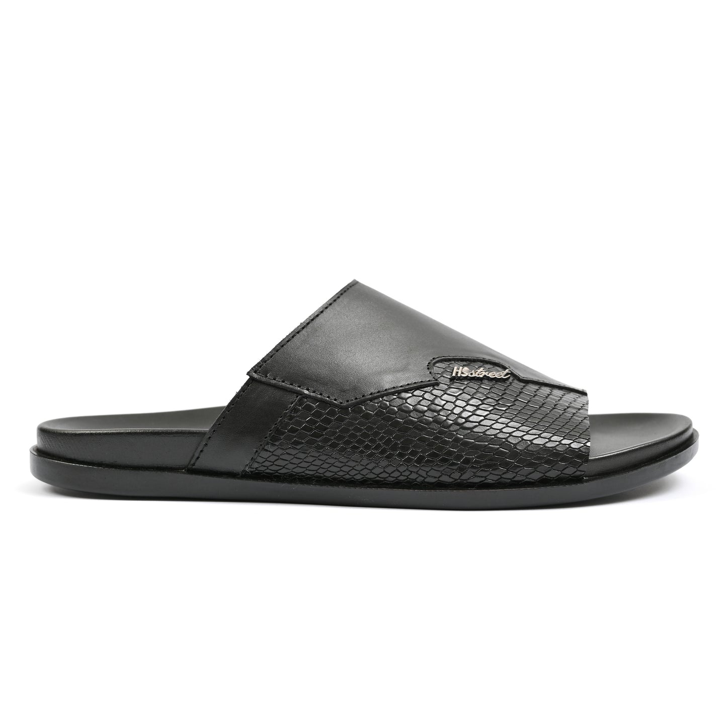 mens leather slippers