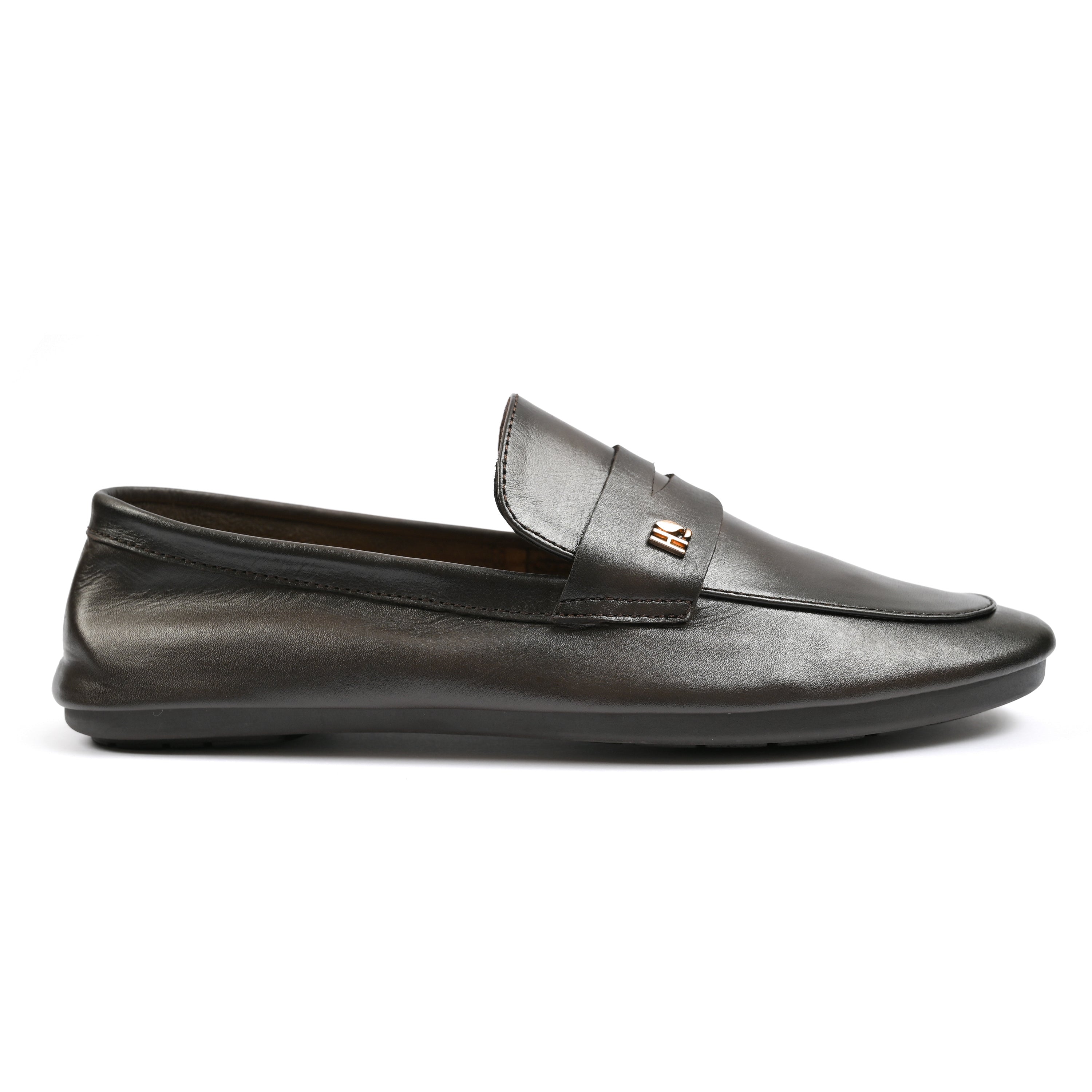 leather loafer shoes