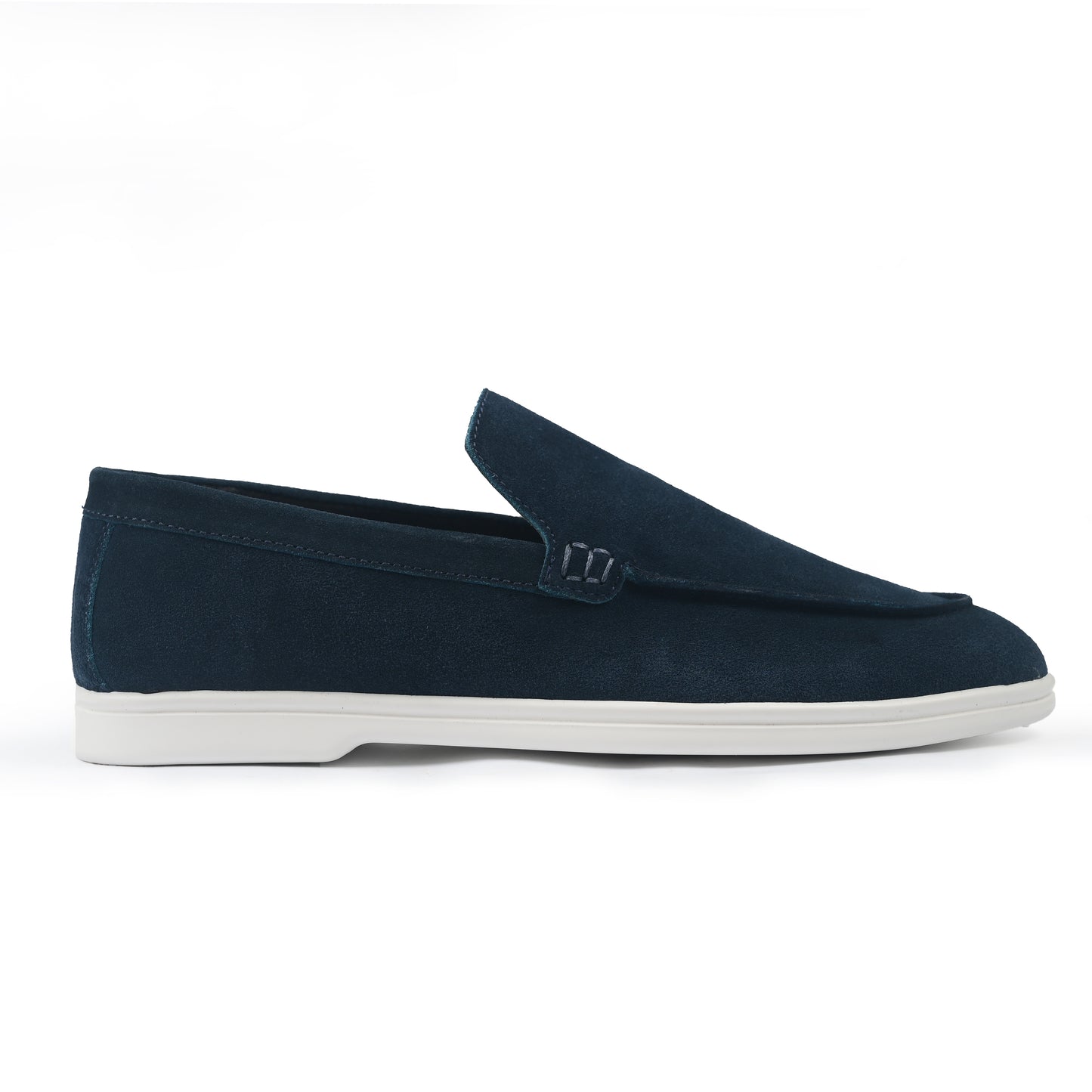 NAVY SUEDE OLD MONEY SHOES