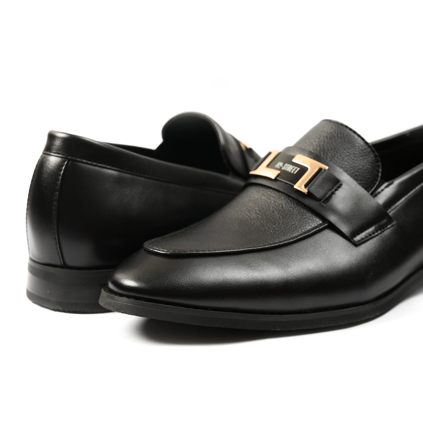 BLACK BIT LOAFER SHOES