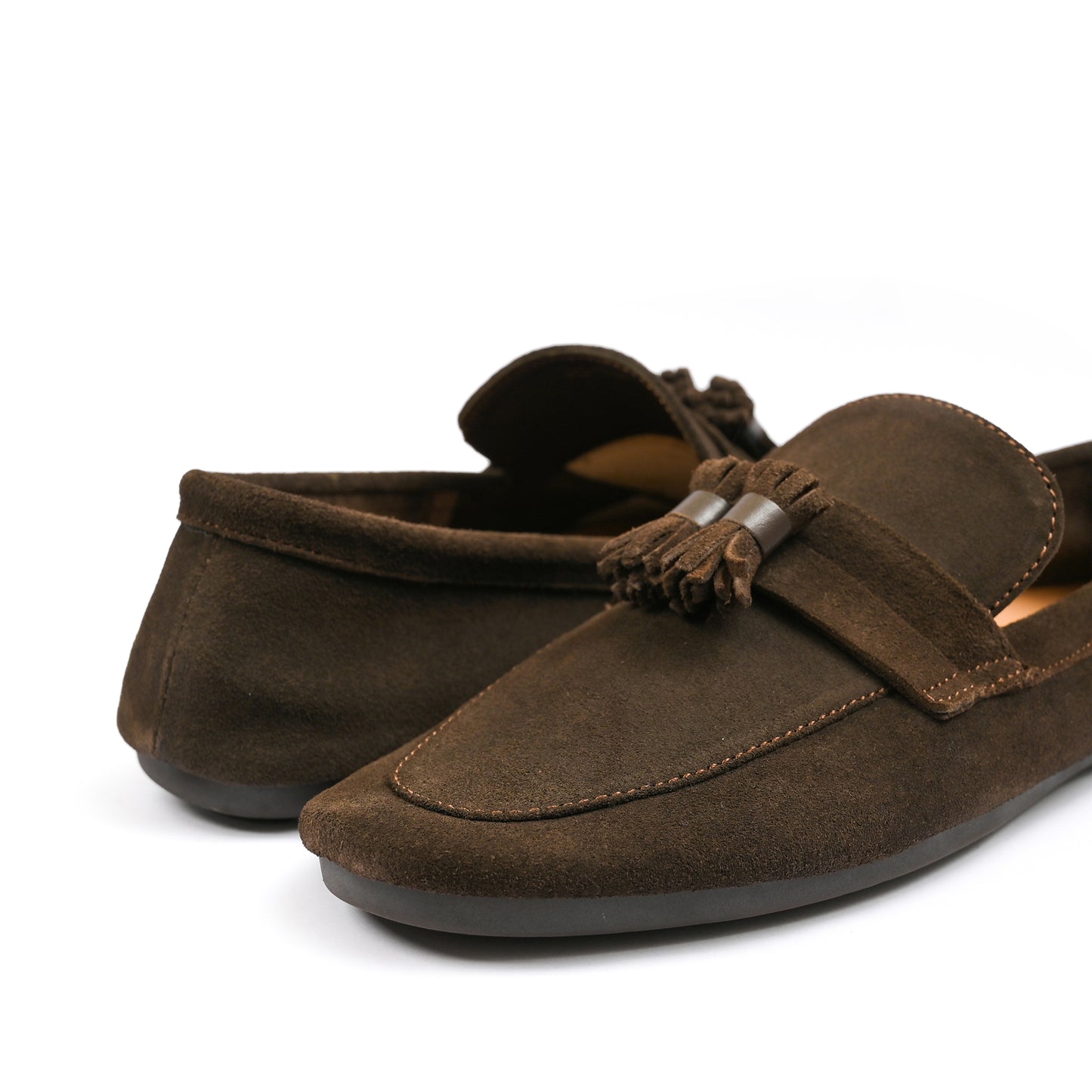 SUEDE LEATHER TASSEL MOCCASIN