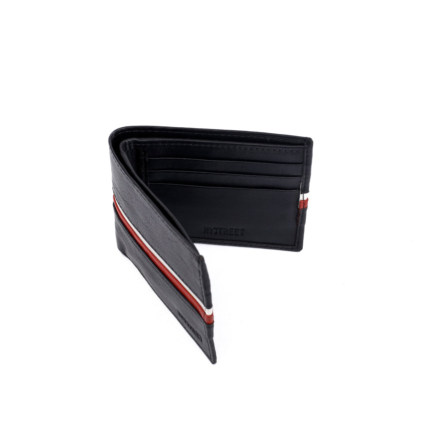 BLACK ANILINE LEATHER WALLET