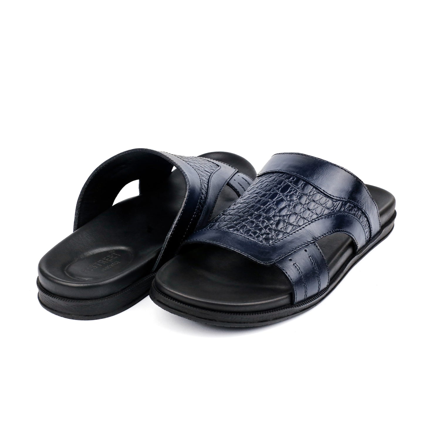 DUAL TONE COMFY NAVY SLIPPER