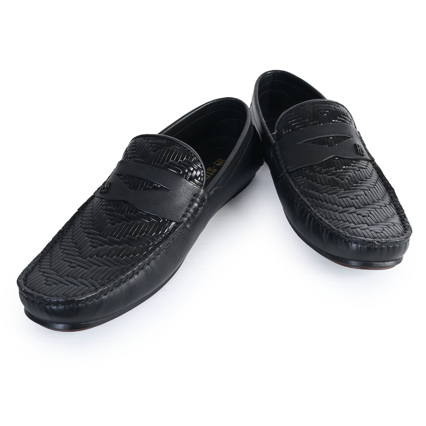 BRAIDED LEATHER MOCCASINS