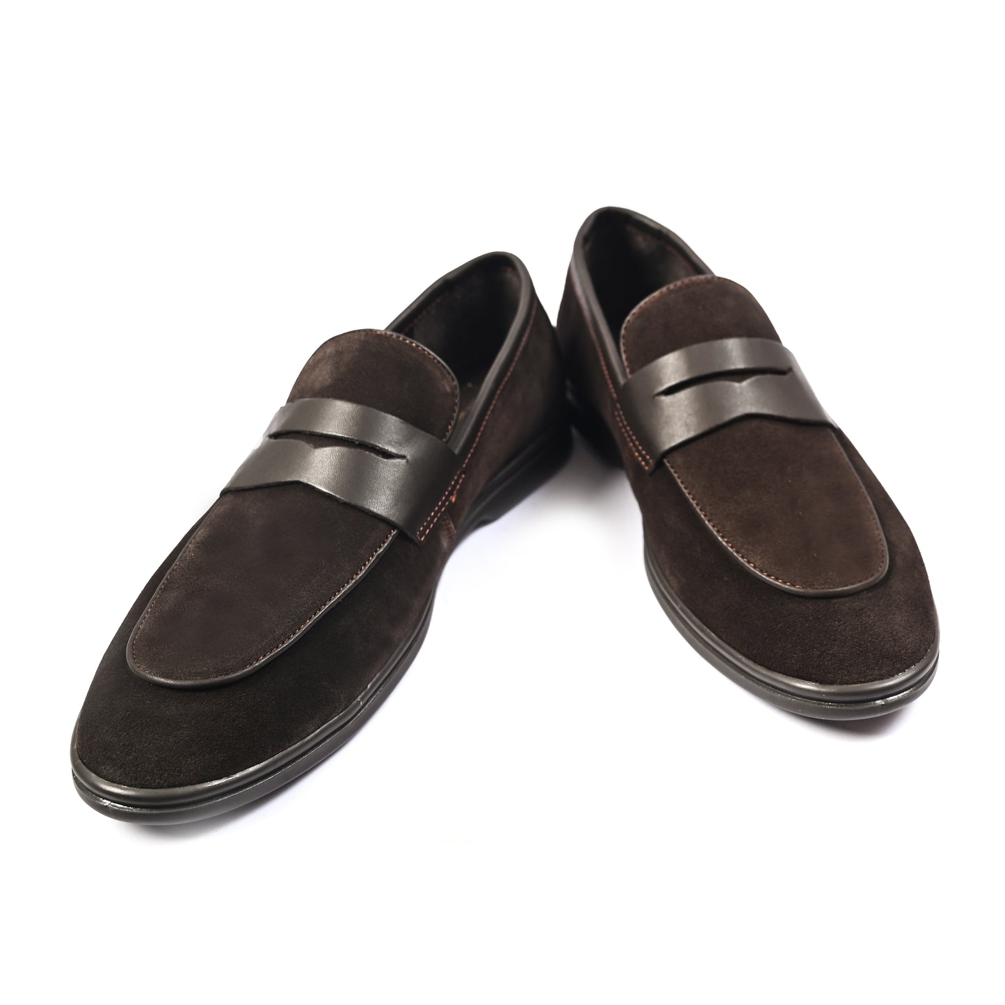 BROWN SUEDE LEATHER LOAFERS