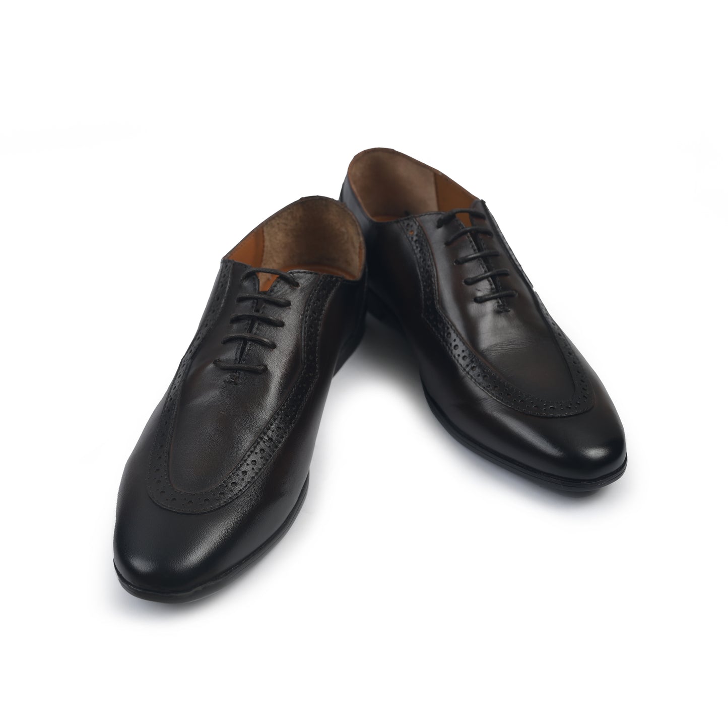 LACE UP TWO TONE SHOES