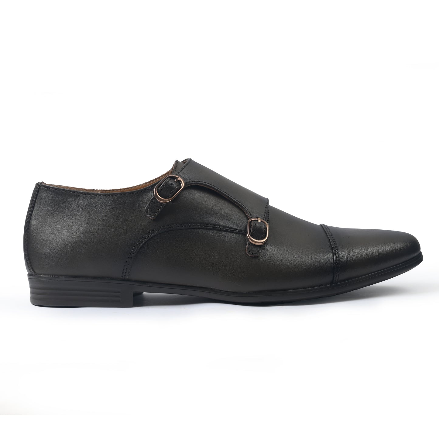 DOUBLE MONK LEATHER SHOE