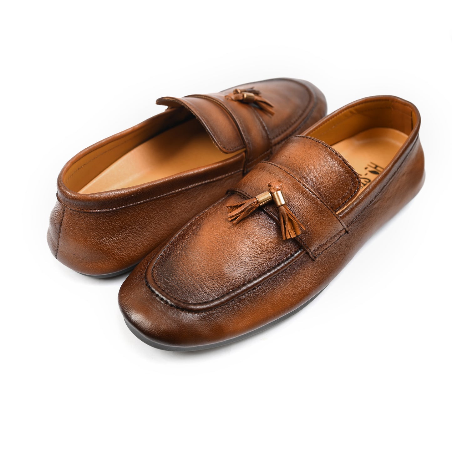 TWO TUNE SOFT LEATHER LOAFERS