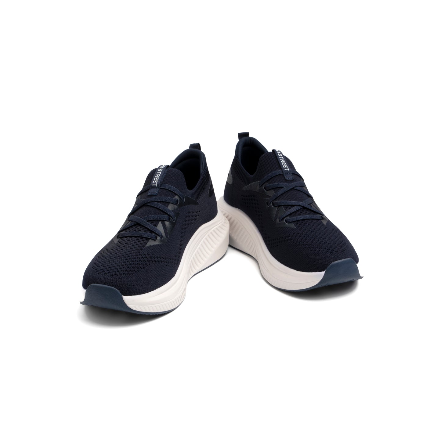 NAVY LACE UP STYLE TRAINER
