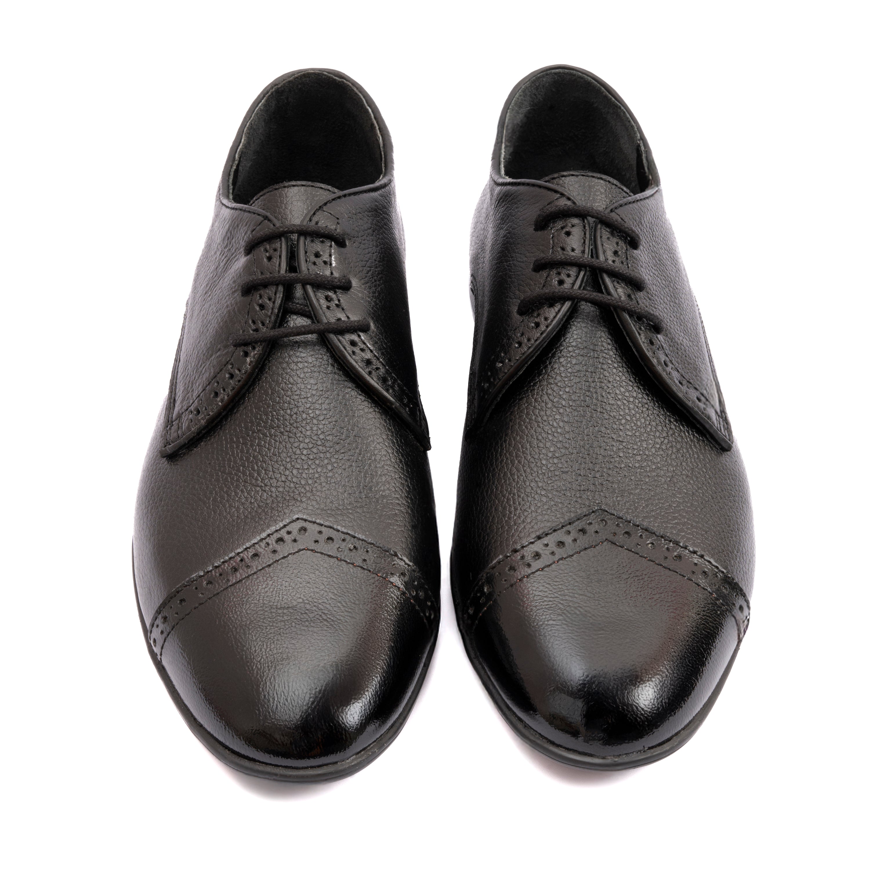 SPLIT LEATHER BROGUE SHOES