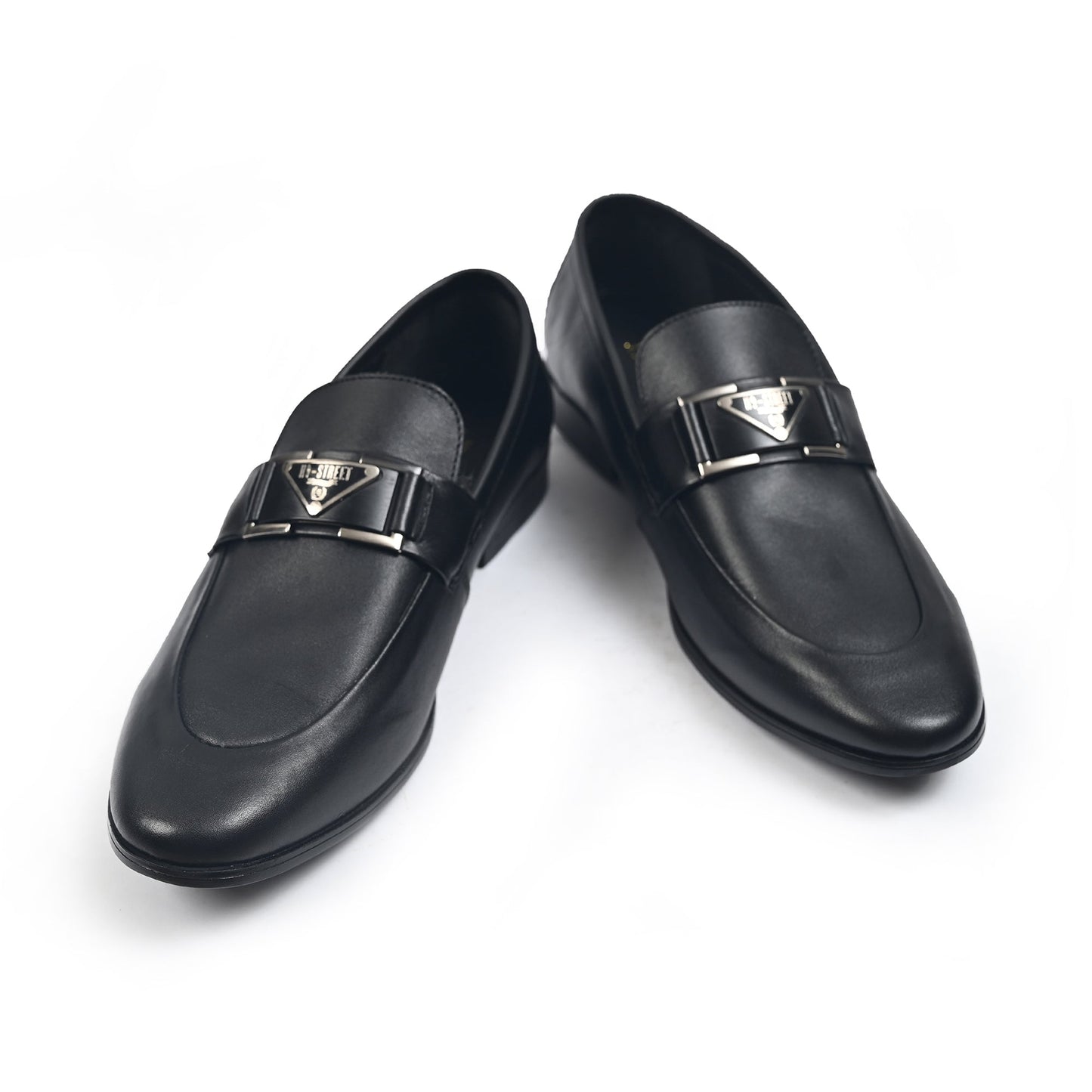 BLACK ANILINE LEATHER SHOES - Hi-Street