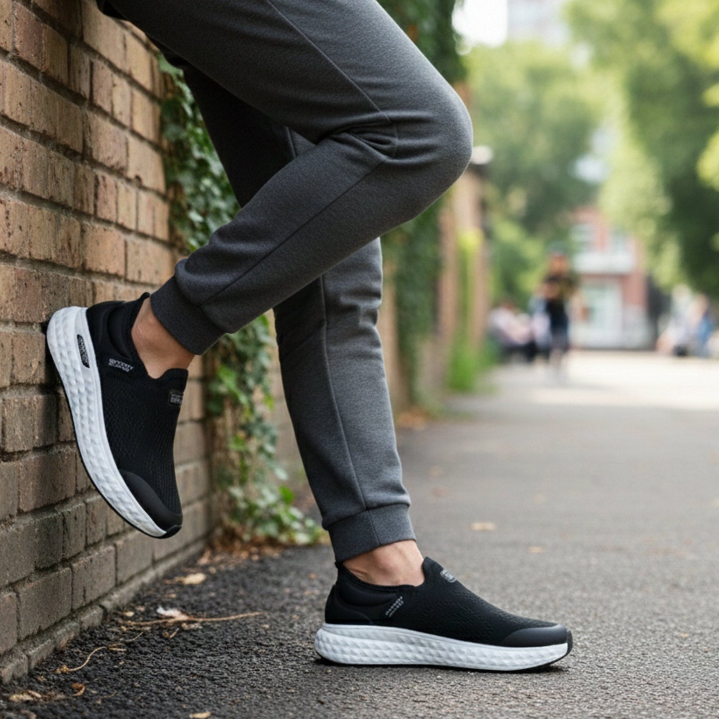 BLACK HAND FREE TECH SHOES - Hi-Street