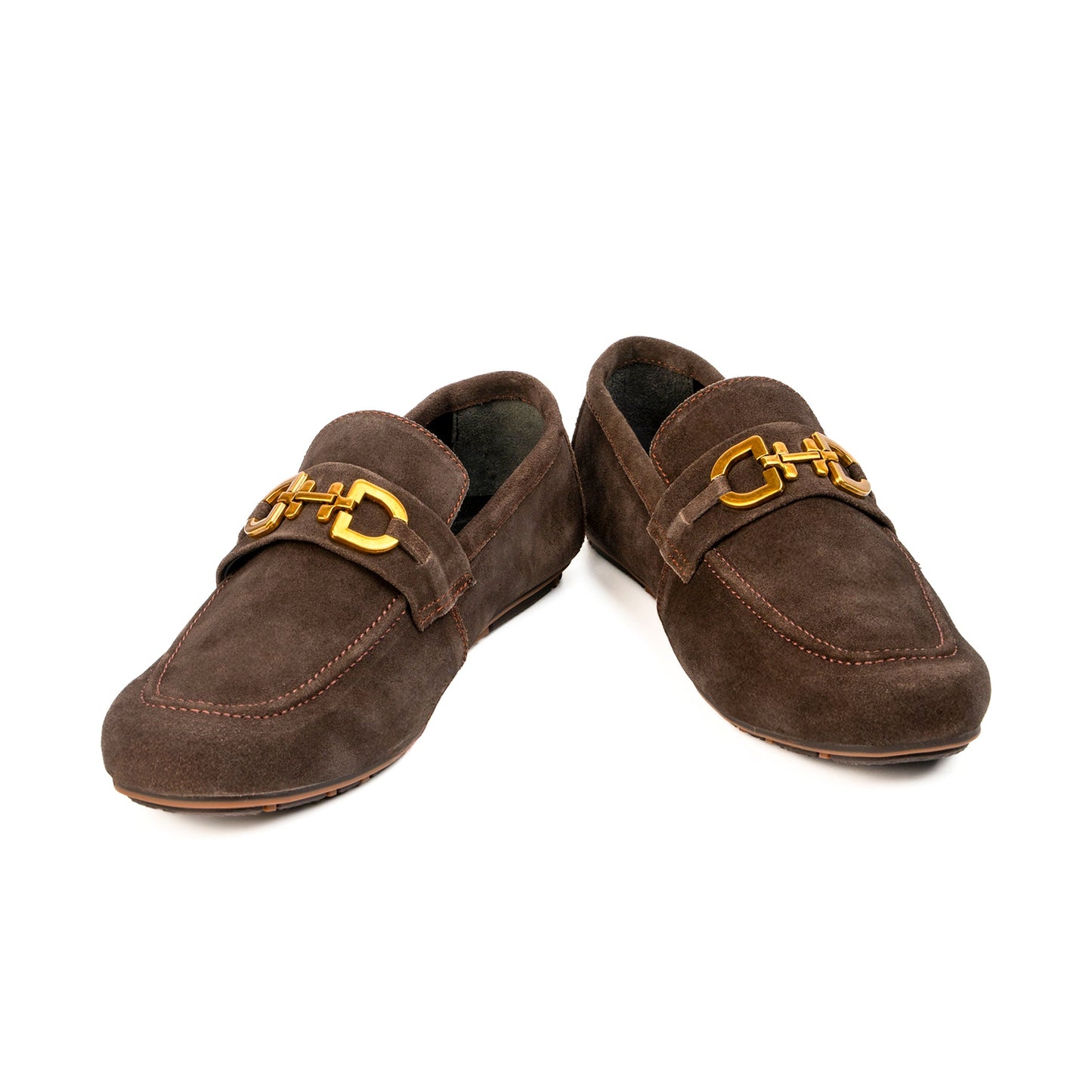 BROWN SUEDE LEATHER MOCCASIN - Hi-Street