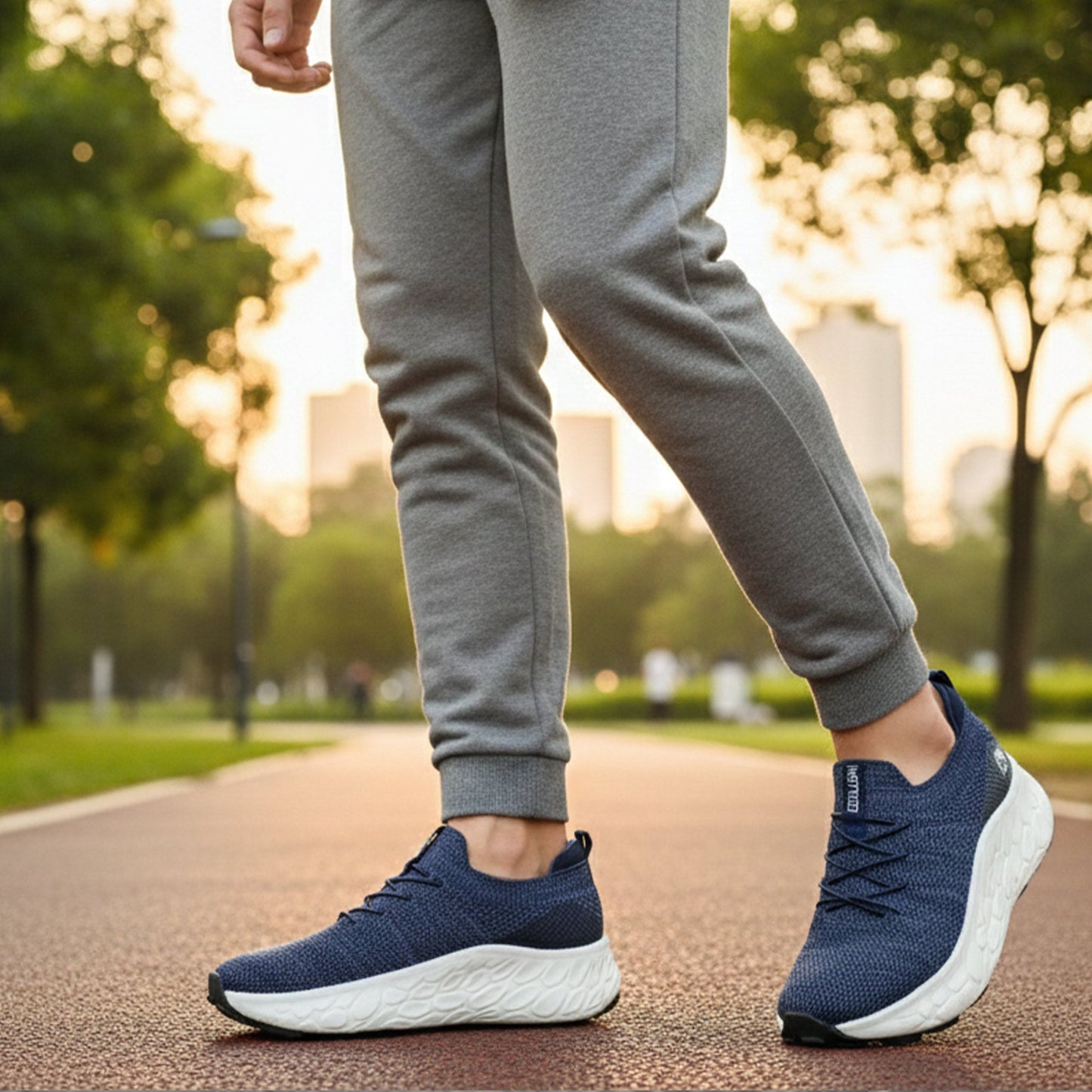 NAVY SLIP IN COMFORT SHOES - Hi-Street