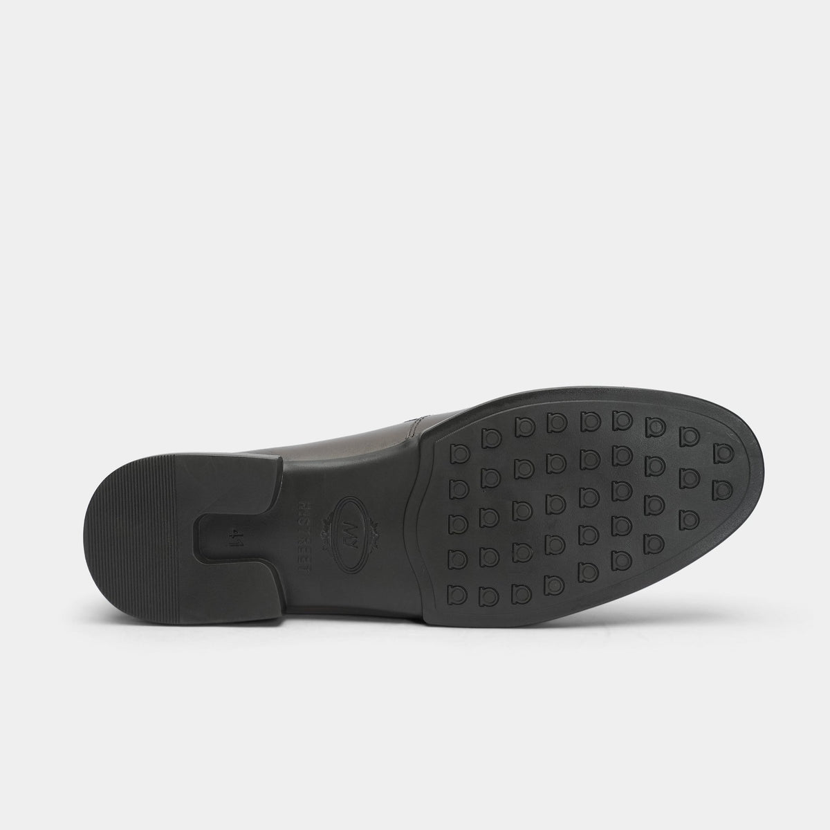PLAIN KASTANI LEATHER SHOES - Hi-Street