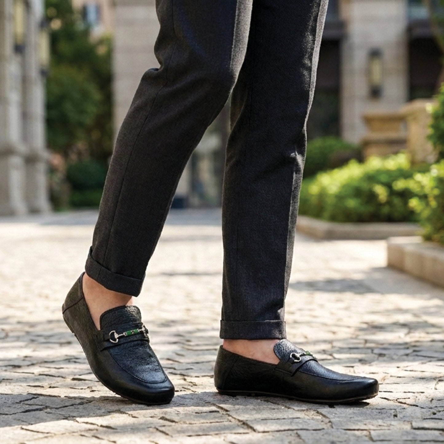 SOFT TEXTURED LEATHER SHOES - Hi-Street