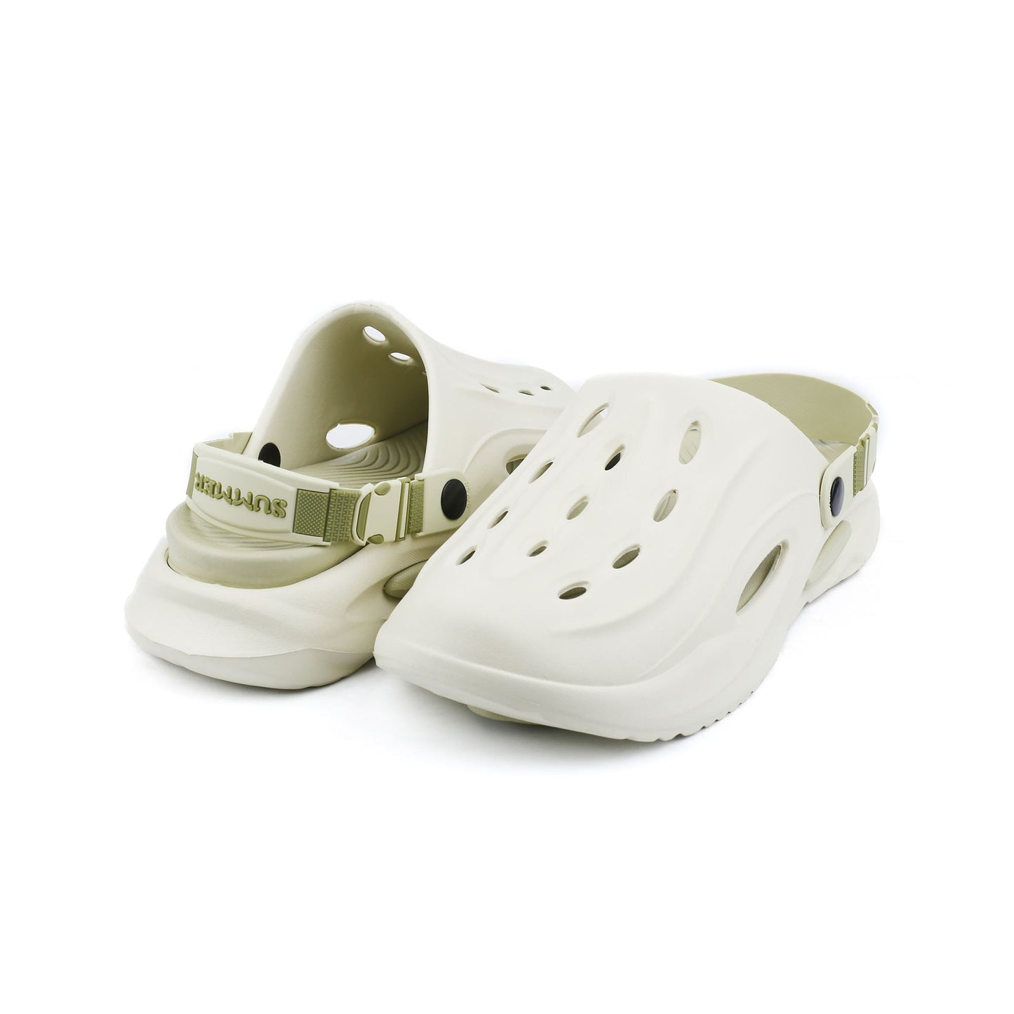TEXTURED RUBBER SUMMER CLOGS - Hi-Street