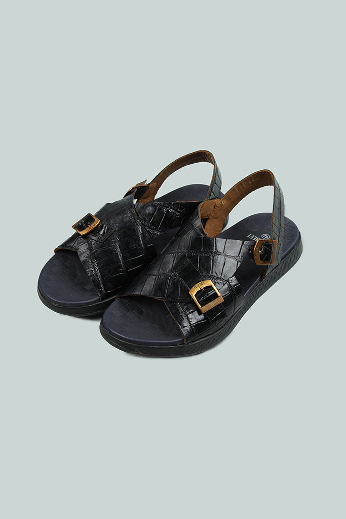 two buckle sandals
