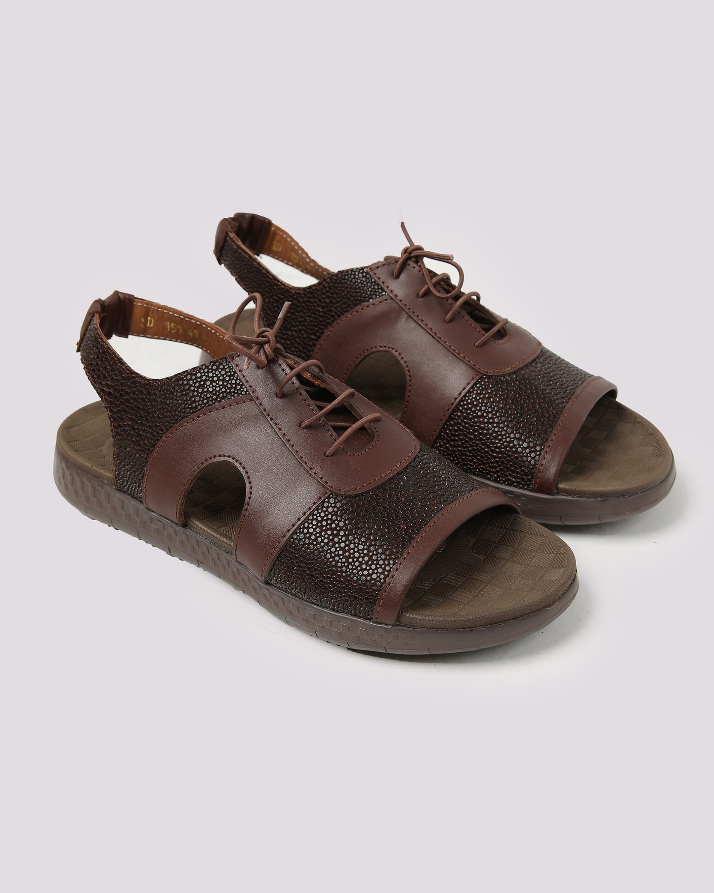 two tone sandals
