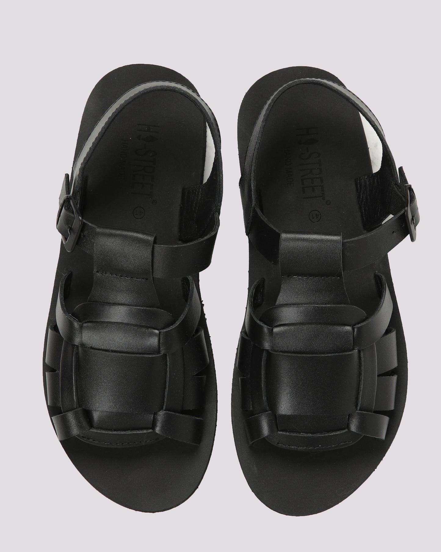 men's casual sandals leather