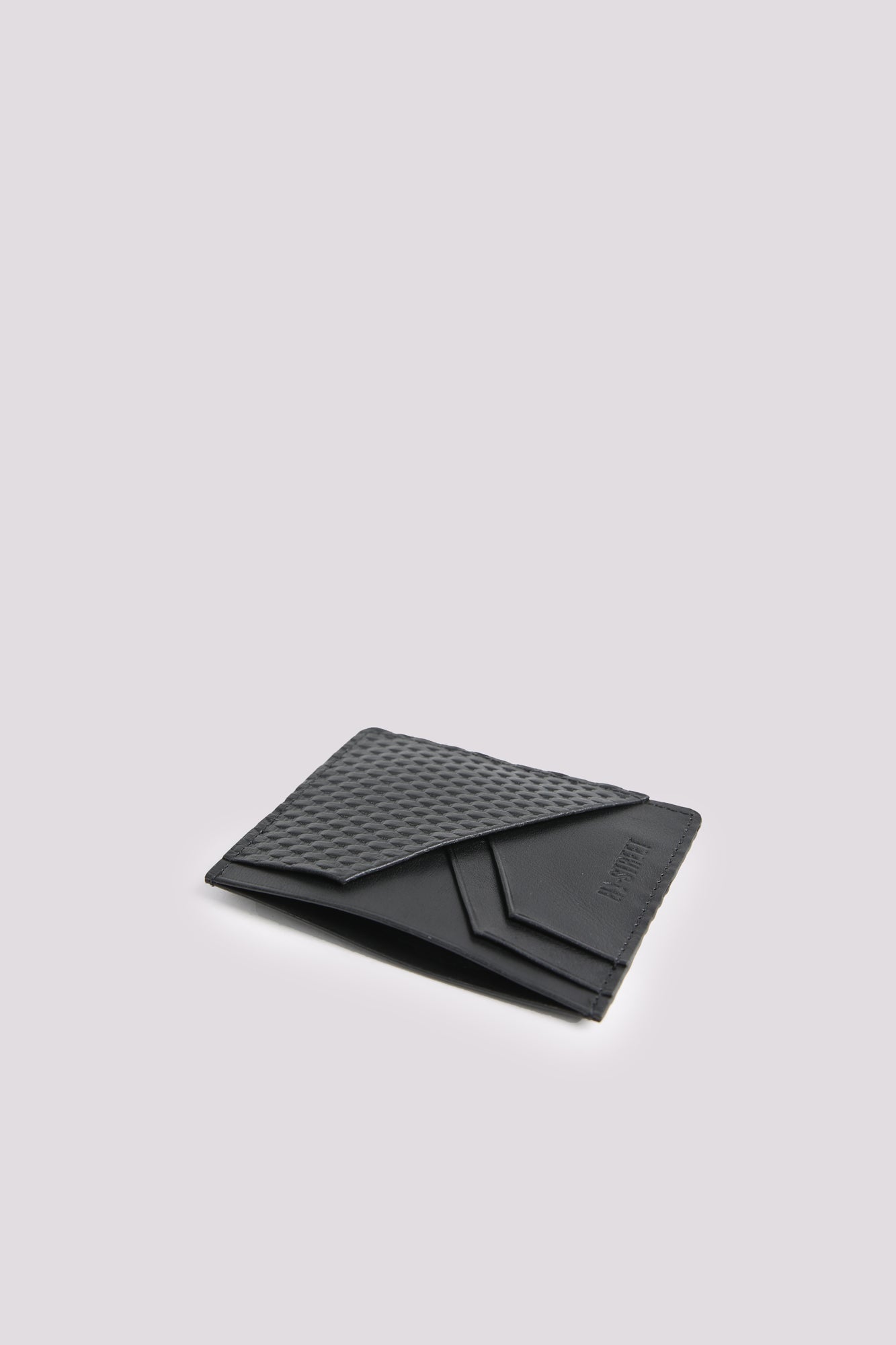 Braided Textured Card Holder - Hi-Street