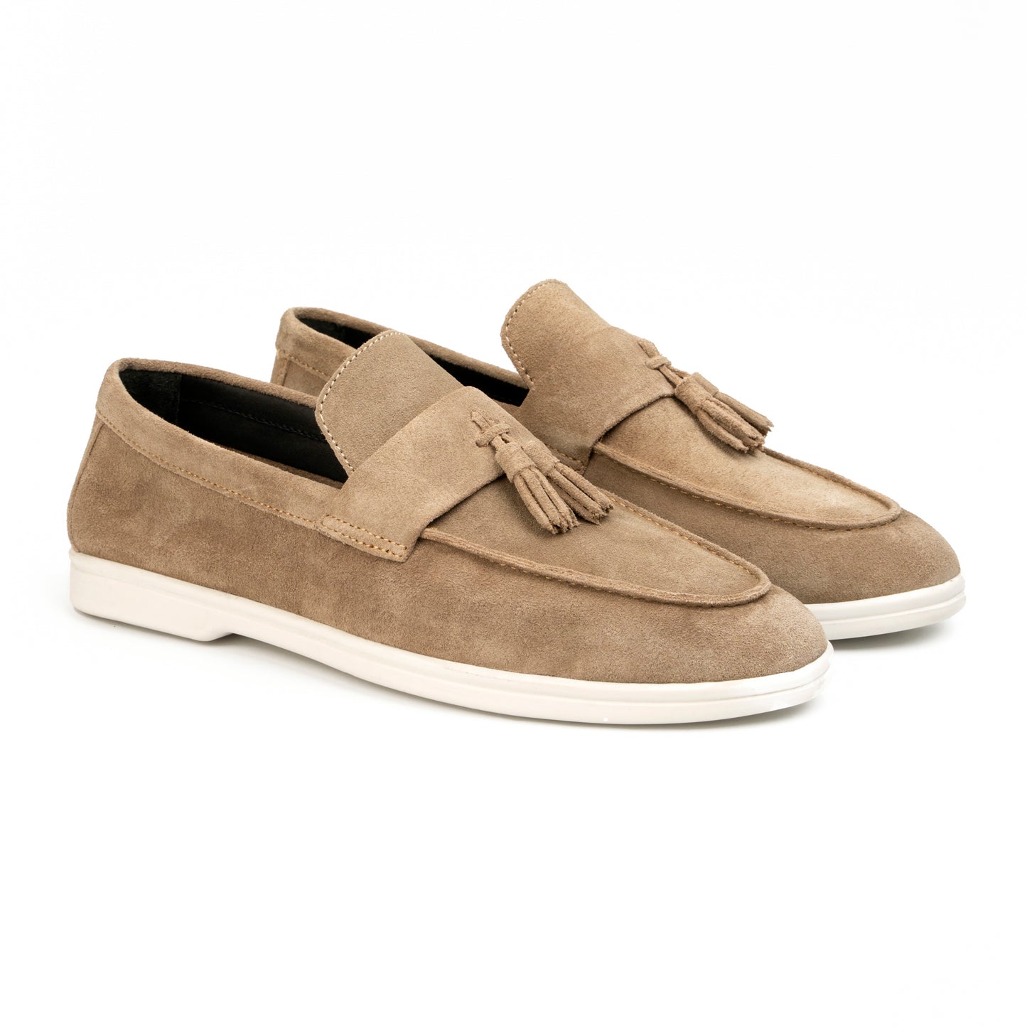 TASSEL SUEDE LEATHER LOAFERS