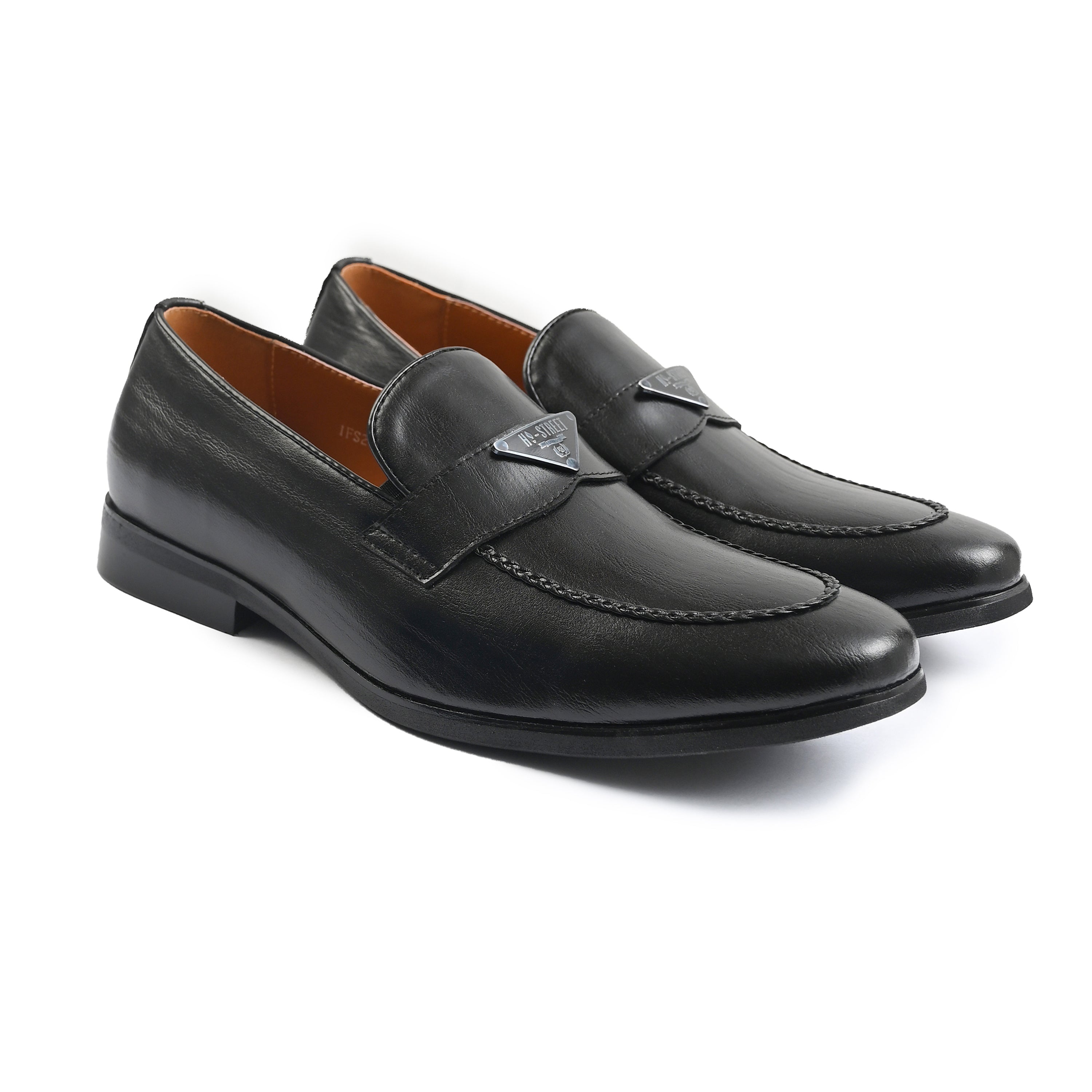 BLACK SNAFFLE TRIM SHOES