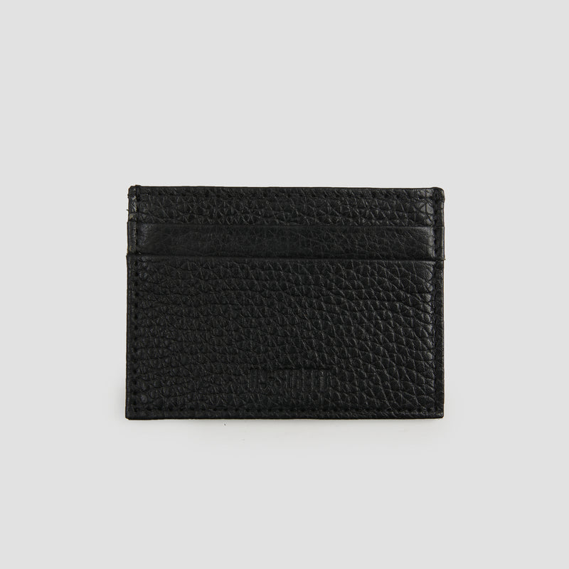 BLACK SOFT LEATHER WALLET