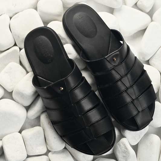 men's suede slippers