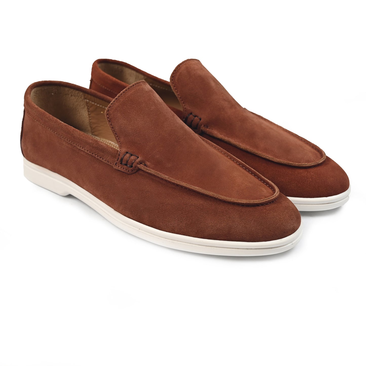 ORANGE SUEDE OLD MONEY SHOES