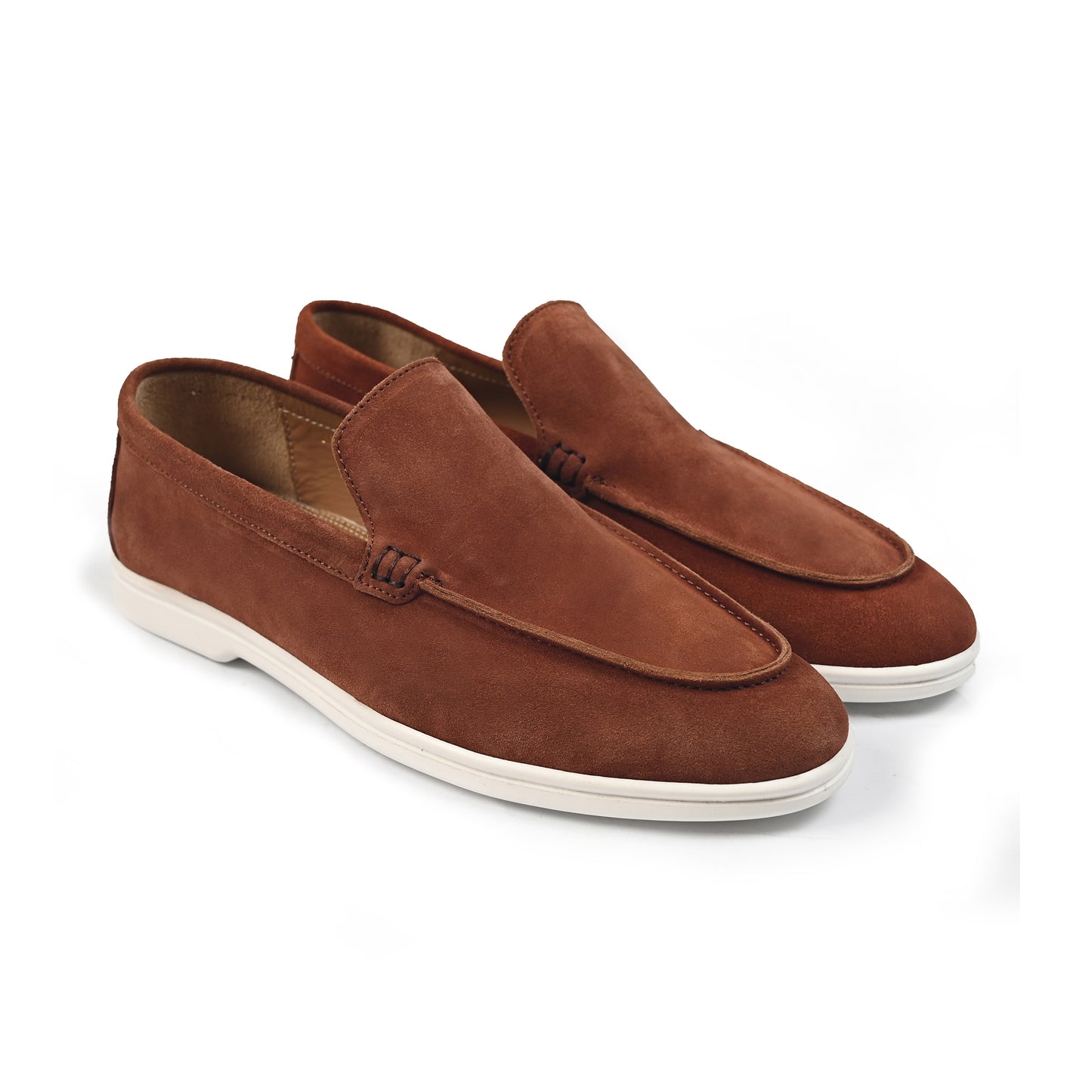 ORANGE SUEDE OLD MONEY SHOES