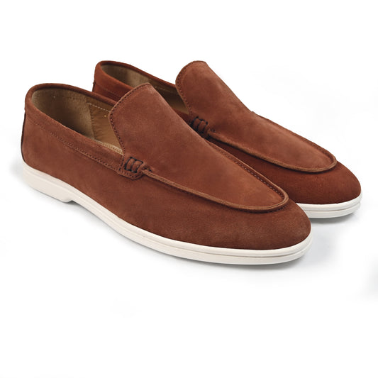 ORANGE SUEDE OLD MONEY SHOES
